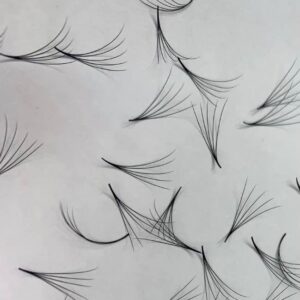 Super Black Mink Pre-made fans i boks 2D (500 fans)